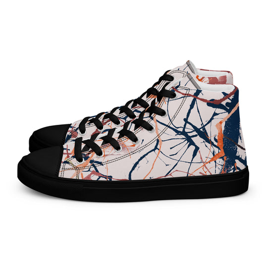 Men’s high top canvas shoes