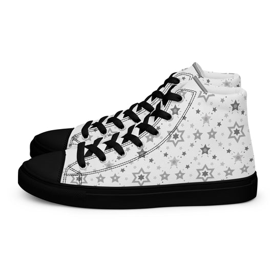 Men’s high top canvas shoes