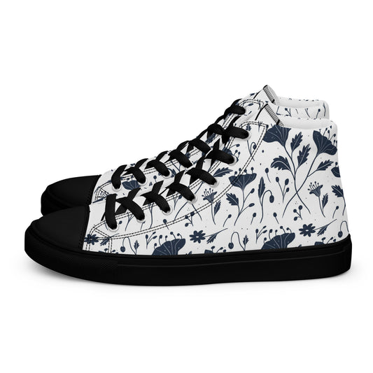 Men’s high top canvas shoes