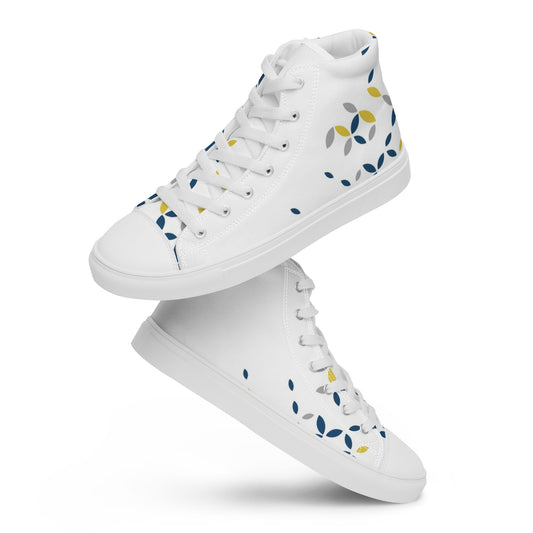 Men’s high top canvas shoes