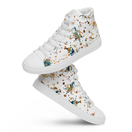 Men’s high top canvas shoes