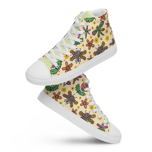 Men’s high top canvas shoes