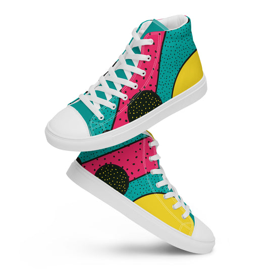 Men’s high top canvas shoes