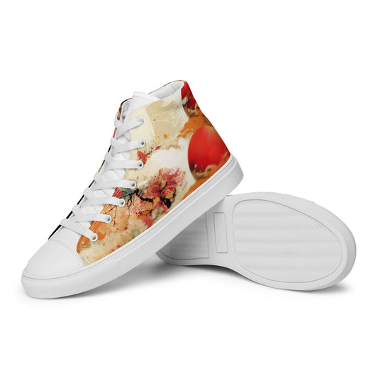 Men’s high top canvas shoes