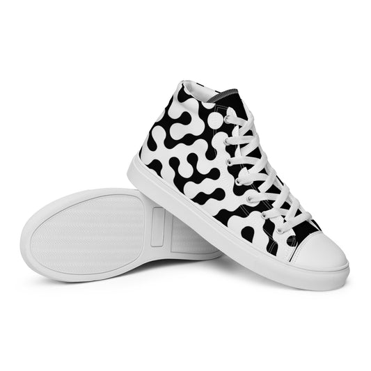 Men’s high top canvas shoes