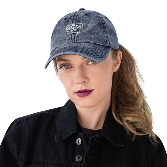 Casquette en coton vintage conçue pour inspirer le style de vie sauvage