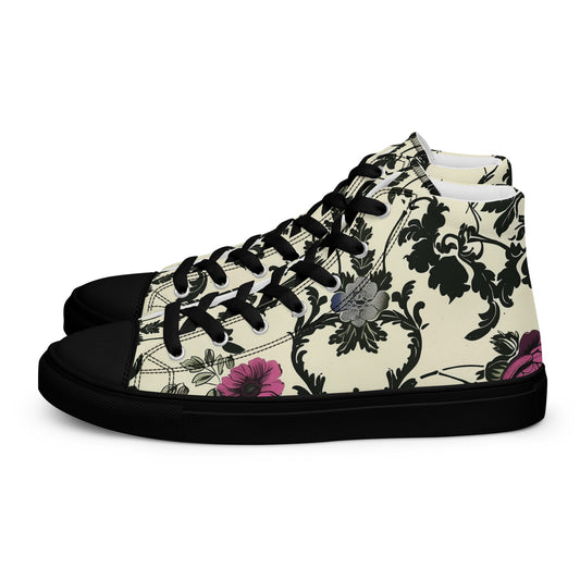 Women’s high top canvas shoes