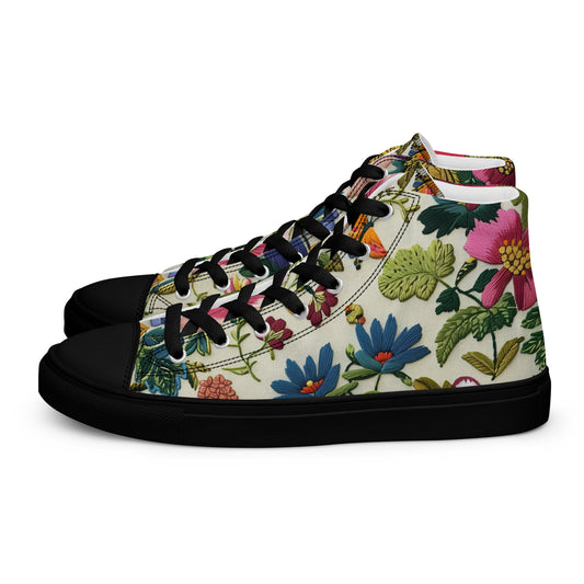 Women’s high top canvas shoes