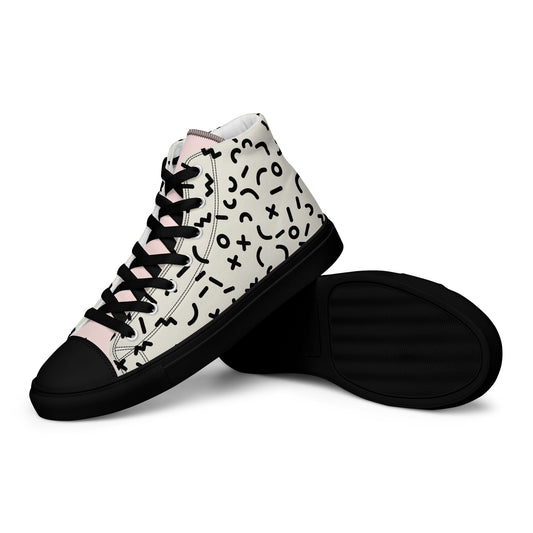 Women’s high top canvas shoes