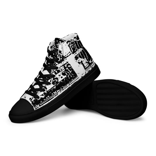 Women’s high top canvas shoes