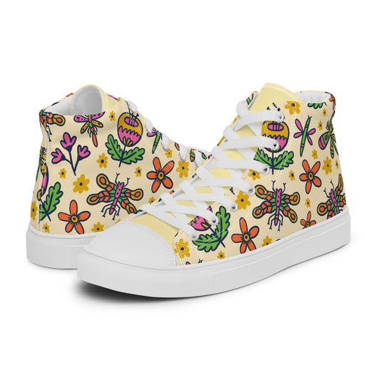 Women’s high top canvas shoes