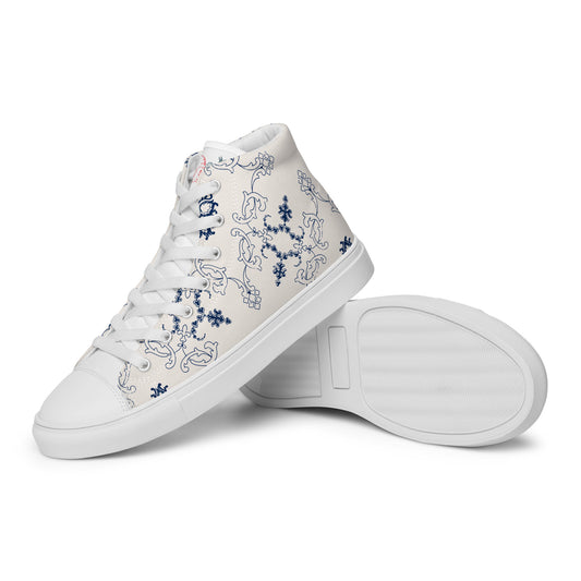 Women’s high top canvas shoes