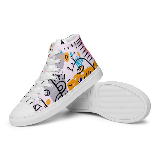 Women’s high top canvas shoes