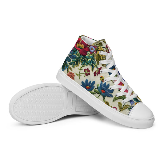 Women’s high top canvas shoes