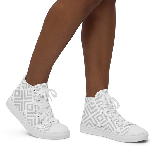 Women’s high top canvas shoes